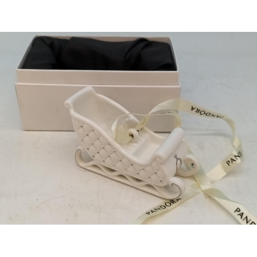 112 - Pandora 'Santa's Sleigh' Christmas Decoration 2014.
