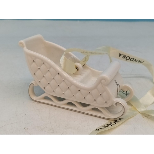 112 - Pandora 'Santa's Sleigh' Christmas Decoration 2014.