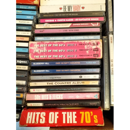 129 - Large Quantity of CDs, Mainly 60's and 70's Music.