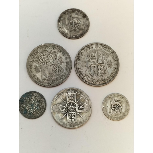 86 - Collection of Pre 1947 .500 Silver Coins (49 Grams) plus 2 x .750 Silver Moroccan 100 Francs Coins (... 