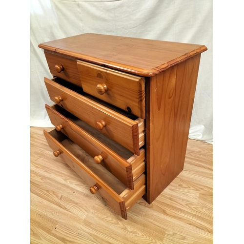 121 - Pine Dressing Table with Side Drawer Over Cupboard and Removeable Three Drawer Top Section plus a Se... 