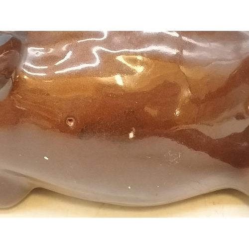 136 - Royal Doulton Prancing Horse Figure. 19cm High x 21cm. A/F Nip to Hoof.