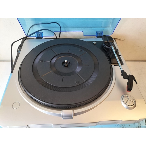 133 - Prolectrix Three Speed USB Turntable W/O. Boxed As New but Box Tatty.