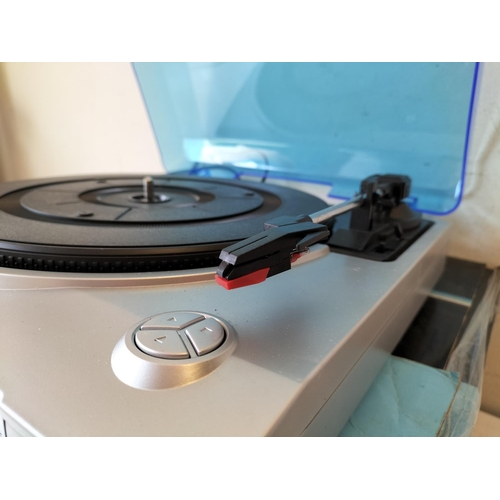 133 - Prolectrix Three Speed USB Turntable W/O. Boxed As New but Box Tatty.