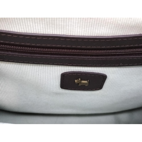 140 - Brown Leather Radley Handbag. 25cm High, 30cm x 11cm.