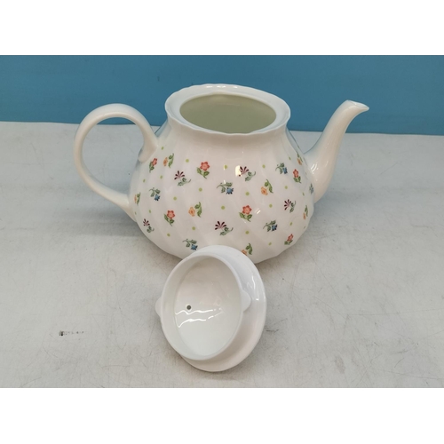 62 - Wedgwood China 22 Piece Part Tea Set in the 'Cascade' Pattern to include Teapot, Milk Jug, Sugar Bow... 