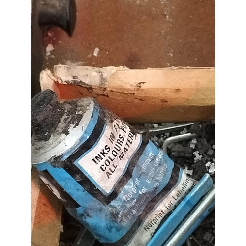 64 - DAPAG 1940's Tickopress Imprima Multi-Graph Rotary Hand Printing Press Model V1844 (Parts Move Freel... 