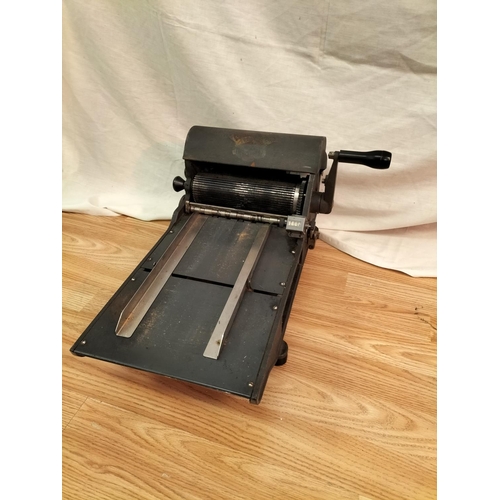 64 - DAPAG 1940's Tickopress Imprima Multi-Graph Rotary Hand Printing Press Model V1844 (Parts Move Freel... 