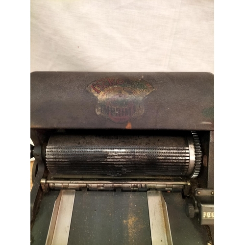 64 - DAPAG 1940's Tickopress Imprima Multi-Graph Rotary Hand Printing Press Model V1844 (Parts Move Freel... 