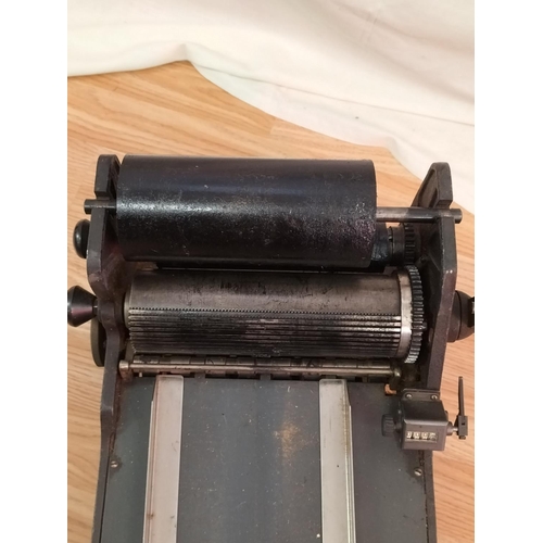64 - DAPAG 1940's Tickopress Imprima Multi-Graph Rotary Hand Printing Press Model V1844 (Parts Move Freel... 