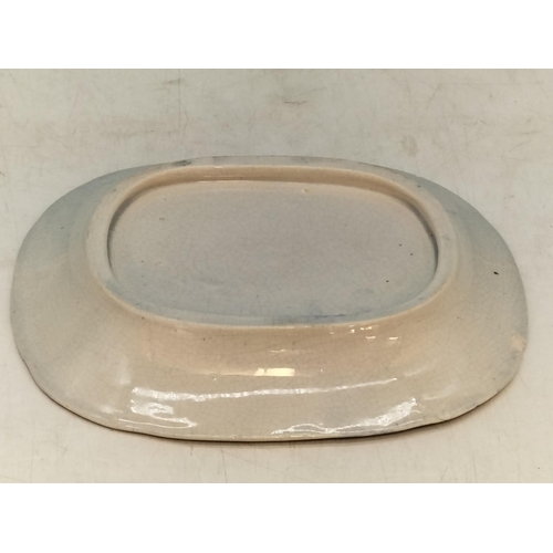 108 - 3 Pieces of Blue and White China to include Copeland Spode 'Italian' Bowl 7cm High, 24cm Diameter.