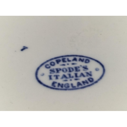 108 - 3 Pieces of Blue and White China to include Copeland Spode 'Italian' Bowl 7cm High, 24cm Diameter.