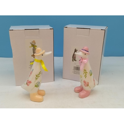 111 - New and Boxed Items to include 'V' for Victory 21cm Bud Vase/Ornament, 14cm Ceramic Ducks (3) plus C... 