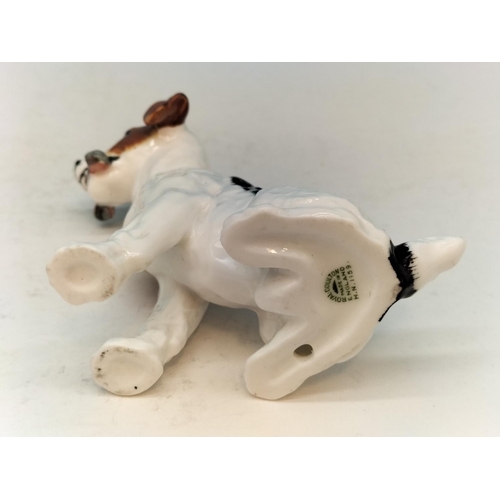 113 - Royal Doulton Jack Russell Figures (3) to include HN1159, HN 1158 (Slight Nibble to Saucer Rim) and ... 