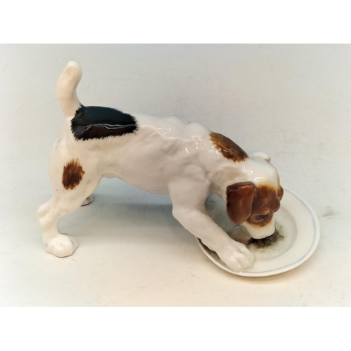 113 - Royal Doulton Jack Russell Figures (3) to include HN1159, HN 1158 (Slight Nibble to Saucer Rim) and ... 