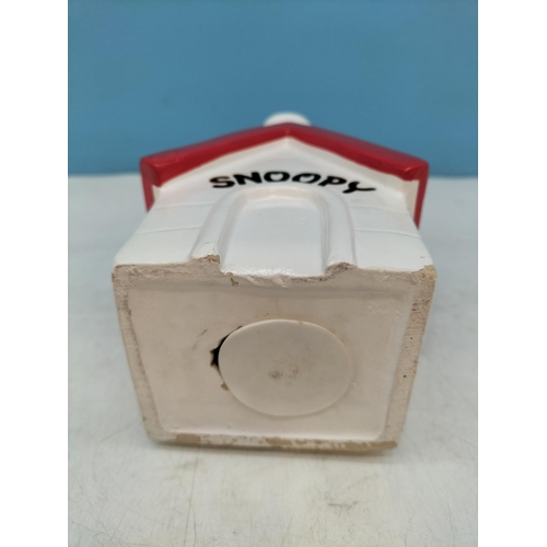 89 - Minnie Mouse Face Wall Plaque (25cm x 24cm) plus Snoopy Money Box.