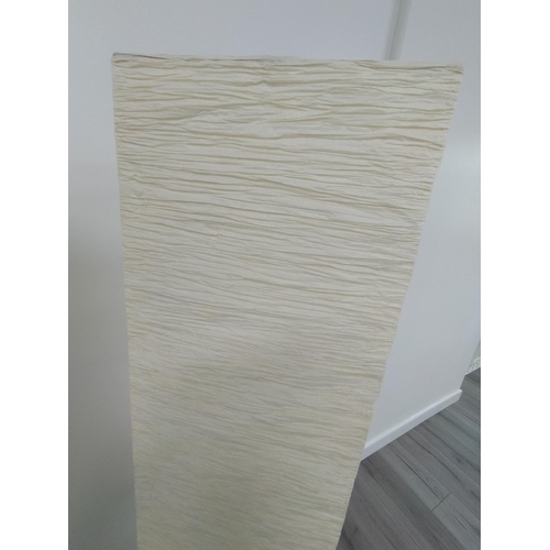 148 - 2 x Modern Floor Standing Lamps with Paper Shades. 148cm High, 26cm x 26cm. W/O. Collection Only.