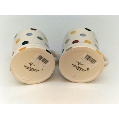 152 - Emma Bridgewater 'Polka Dot' Pattern Half Pint Mugs (2).