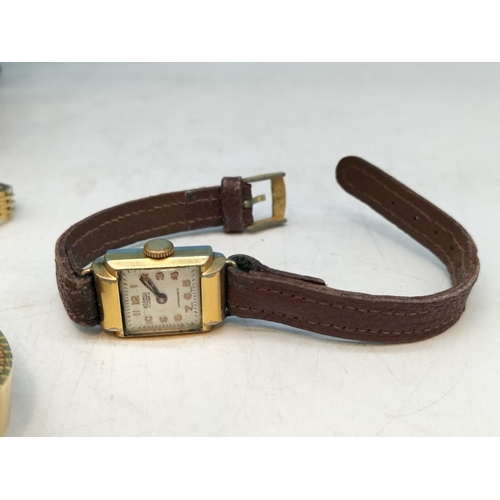 161 - Small Box containing a Collection of Ladies Watches to include Boxed Timex, Roamer Orosa, etc plus a... 