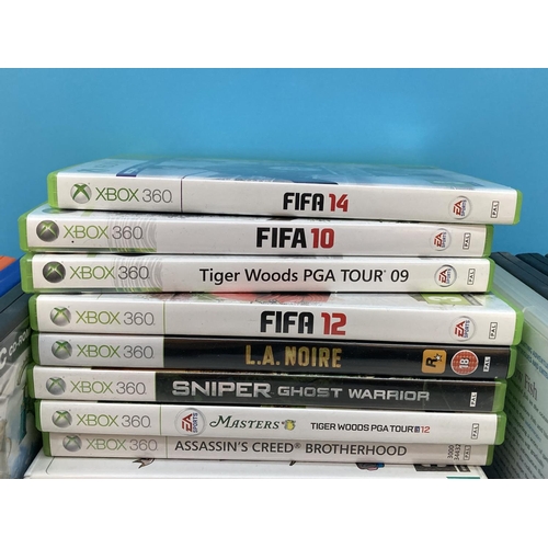 176 - Collection of XBox 360, PS2, Wii and PC Games to include Tomb Raider, Assassin's Creed, LA Noire, Fi... 