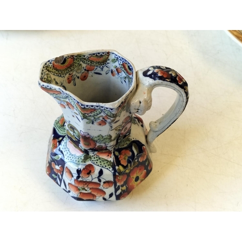 102 - Collection of Mixed Pottery plus Glass Lamp Shades. Some Faults Noted.