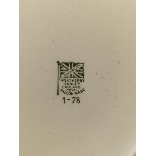 102 - Collection of Mixed Pottery plus Glass Lamp Shades. Some Faults Noted.