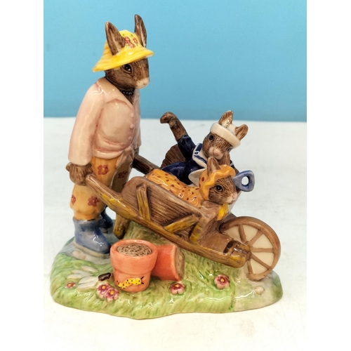 67 - Boxed Royal Doulton Bunnykins Pastimes Collection 'Home Grown' DB429 plus 2011 Figure of The Year 'S... 