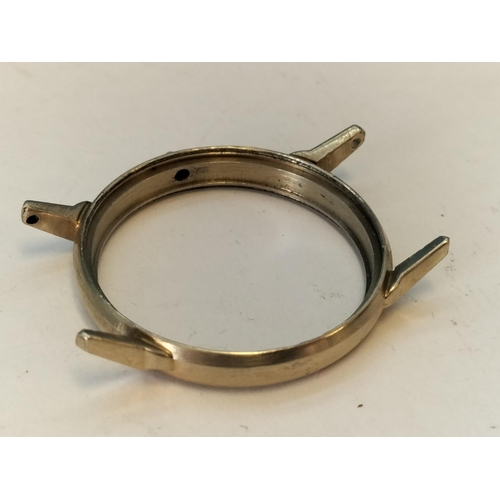 68 - 9ct Gold Watch case Front (Unmarked but Tested) 7.4 Grams.