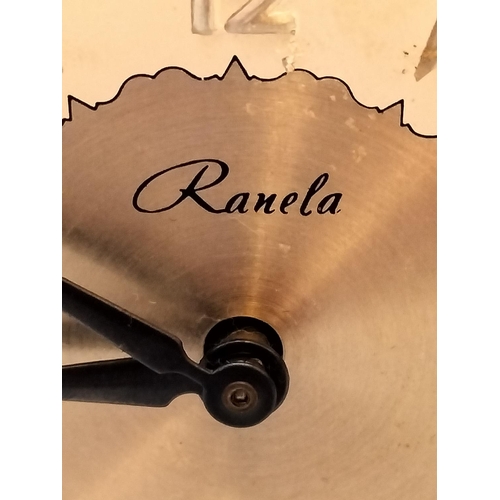 79 - Ranela Mechanical 15cm Anniversary Clock. W/O but Requires Service.