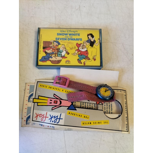 85 - Collection of Mixed Items to include Sealed 1000 Piece Clock Jigsaw with Mechanism, Vintage Holly Ho... 