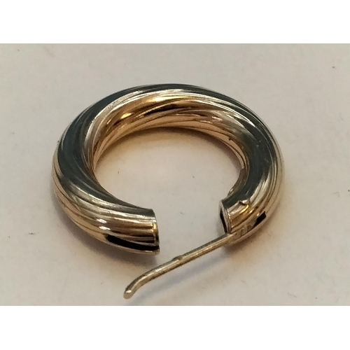 88 - Scrap 9ct Gold 375 Earring 2.6 Grams.