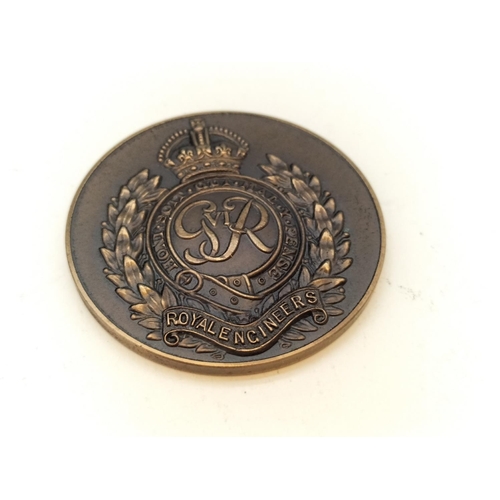 90 - George V Royal Engineers No 9 Training Regt R.E. Second Best All Round Sapper Medal awarded to R/L/C... 
