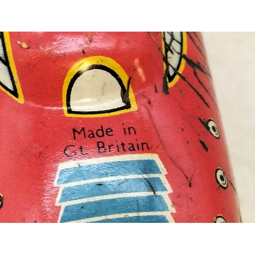 92 - Tin Plate Big Dipper Wind Up Toy. Requires Attention. 12cm Long.