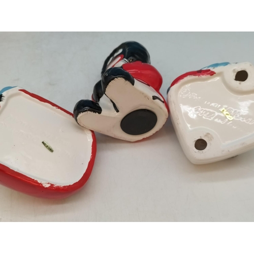 96 - Boxed Tom & Jerry Pottery Tea Set, Boxed Disney Minnie Soap and Mickey Sponge Holders, Boxed Golly B... 