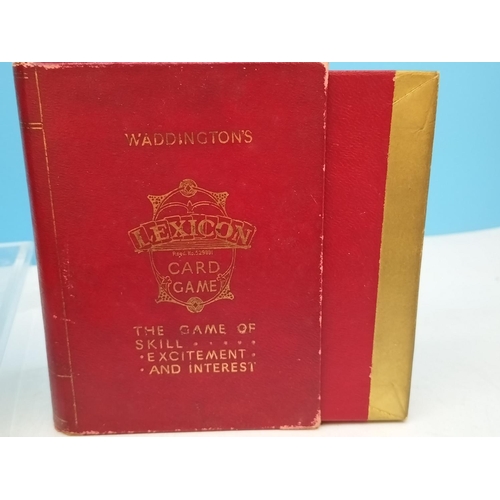 98 - Collection of Vintage Playing Cards and Card Games to include My Word, Spelling Bee, Lexicon, etc pl... 