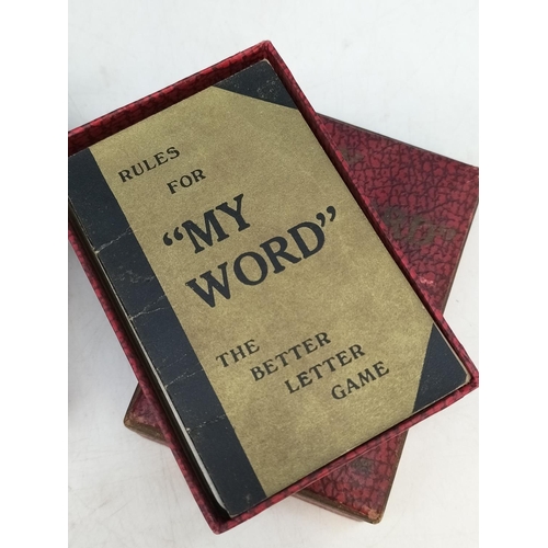 98 - Collection of Vintage Playing Cards and Card Games to include My Word, Spelling Bee, Lexicon, etc pl... 