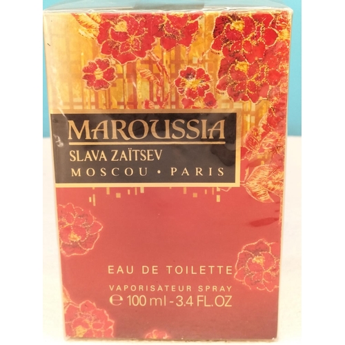 198 - Boxed and Sealed Maroussia Slava Zaitsev (Moscow/Paris) 100ml Eau de Toilette.