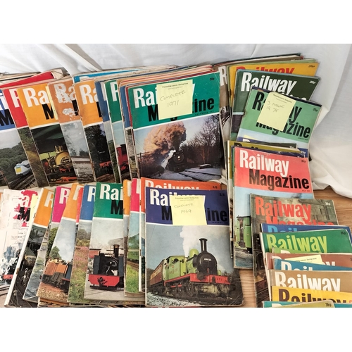 462 - Large Collection of the Railway Magazine 1946 - 1974.