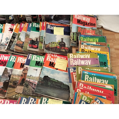 462 - Large Collection of the Railway Magazine 1946 - 1974.