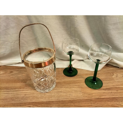 434 - Collection of Ceramics and Glass to include Wade Whisky Jug, Butter Dish (A/F). Condiment Set, Piggy... 