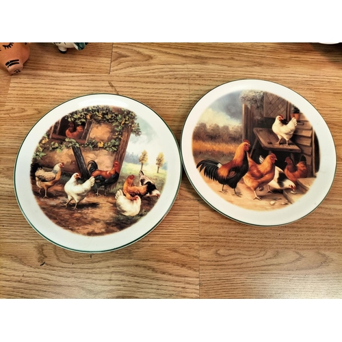 434 - Collection of Ceramics and Glass to include Wade Whisky Jug, Butter Dish (A/F). Condiment Set, Piggy... 