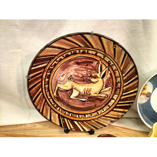 434 - Collection of Ceramics and Glass to include Wade Whisky Jug, Butter Dish (A/F). Condiment Set, Piggy... 