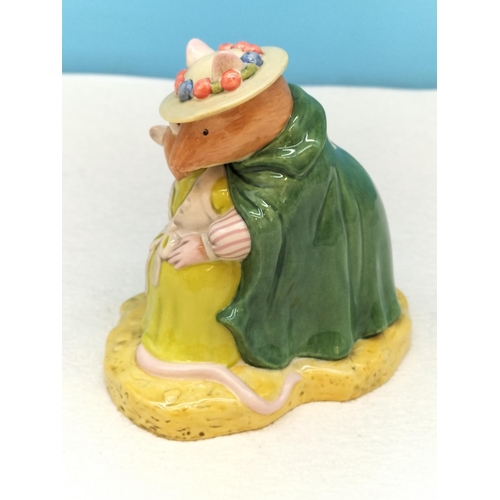 139 - Boxed Royal Doulton Brambly Hedge Collection Figure 'You're Safe' DBH 63. 10.5cm Tall, 11cm x 8cm.