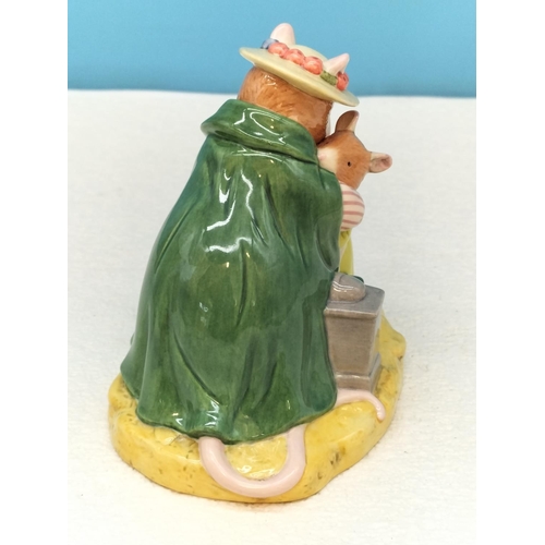 139 - Boxed Royal Doulton Brambly Hedge Collection Figure 'You're Safe' DBH 63. 10.5cm Tall, 11cm x 8cm.