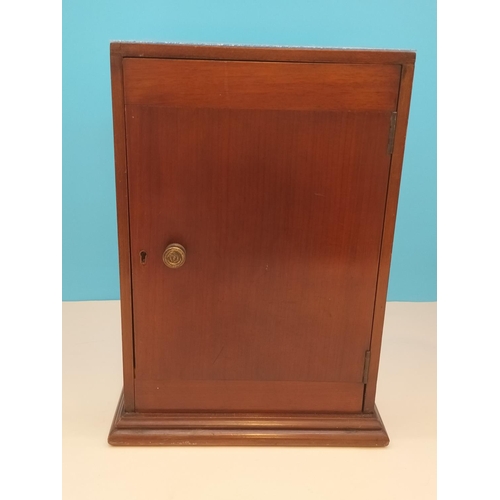 185 - Vintage Shop Counter Mahogany Display Unit with Replacement Perspex Sides and Top and Glass Shelf. 4... 