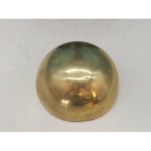 221 - Victorian Cast Iron and Brass Fire Andiron/Fire-Dog. 42cm Tall.