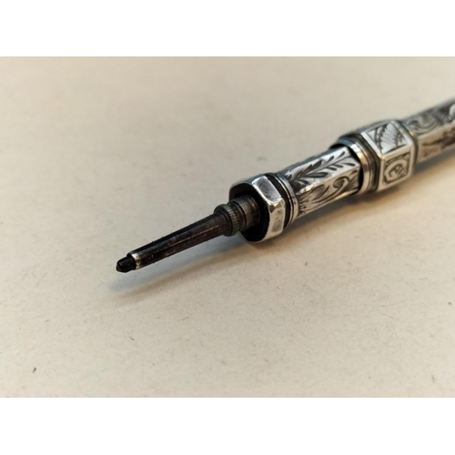 232 - 800 Silver (Unmarked) Propelling Pencil.