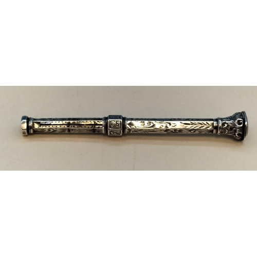 232 - 800 Silver (Unmarked) Propelling Pencil.