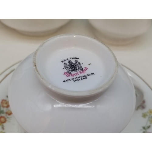 421 - Royal Albert 'Festival' 19 Piece Part Tea Set plus Royal Kent 20 Piece Part Tea Set.