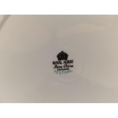 421 - Royal Albert 'Festival' 19 Piece Part Tea Set plus Royal Kent 20 Piece Part Tea Set.